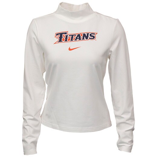 Nike Essential LS Mock Top - White